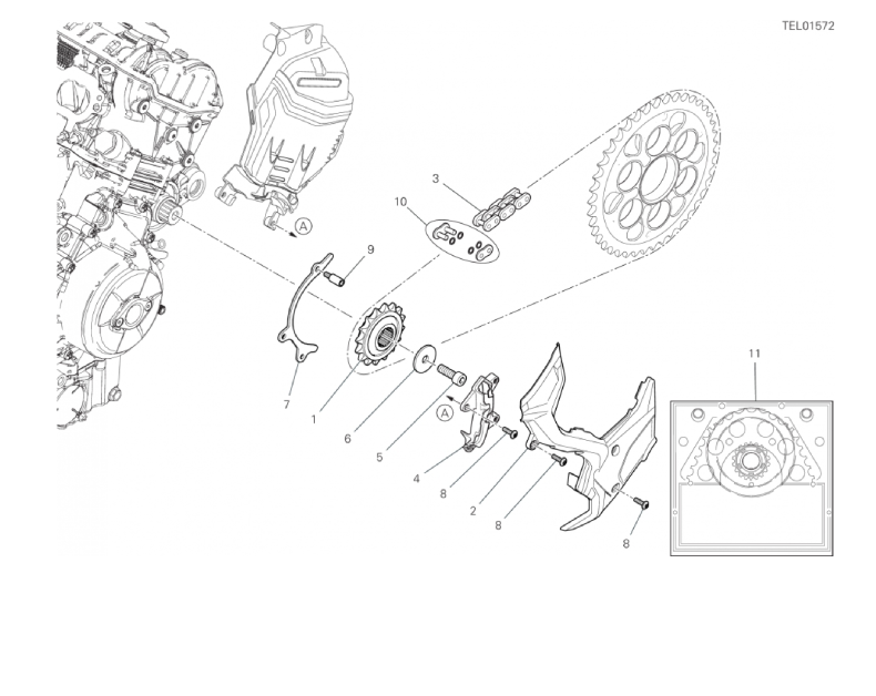 17A FRONT SPROCKET - CHAIN (2/53)
