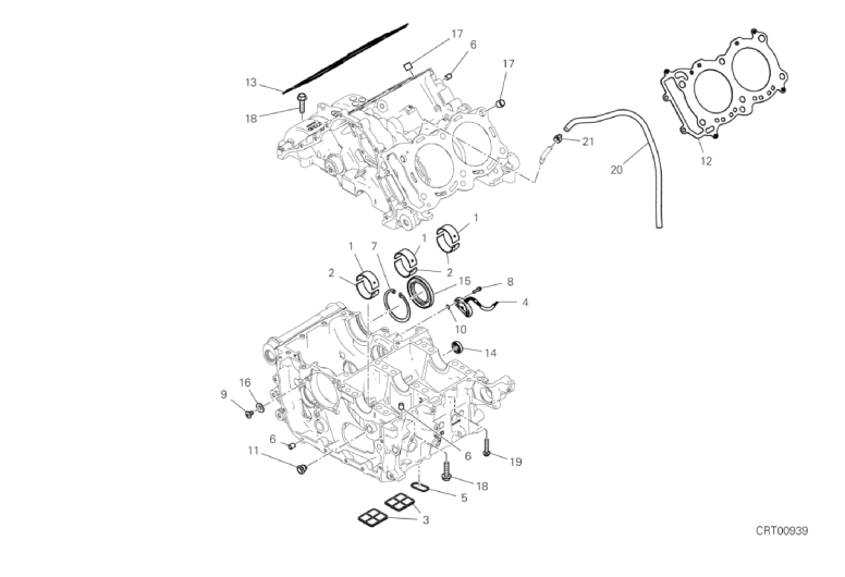 09B HALF-CRANKCASES PAIR (12/18)
