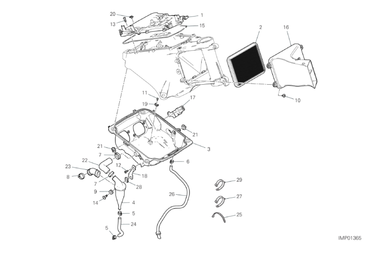 35A AIR INTAKE - OIL BREATHER (40/53)
