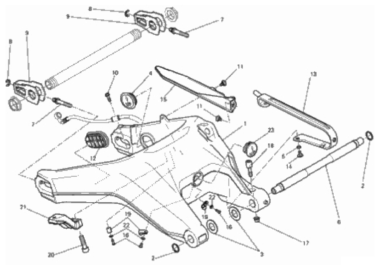 REAR SWINGING ARM 