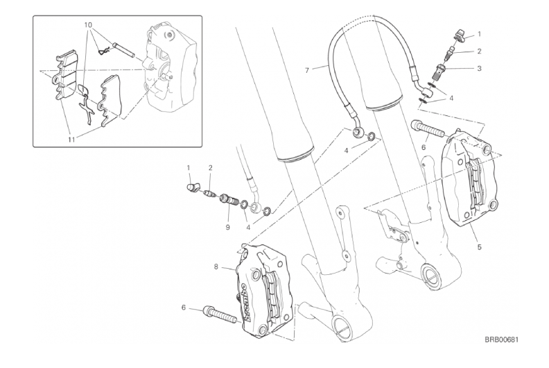 19B FRONT BRAKE SYSTEM (8/43)
