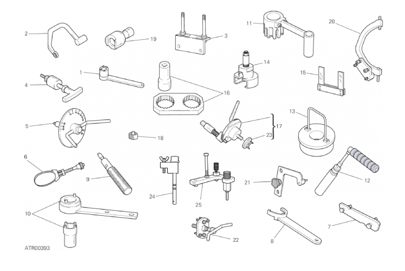 01A WORKSHOP SERVICE TOOLS (ENGINE) (1/3)
