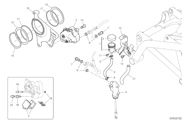 19D REAR BRAKE SYSTEM (10/43)
