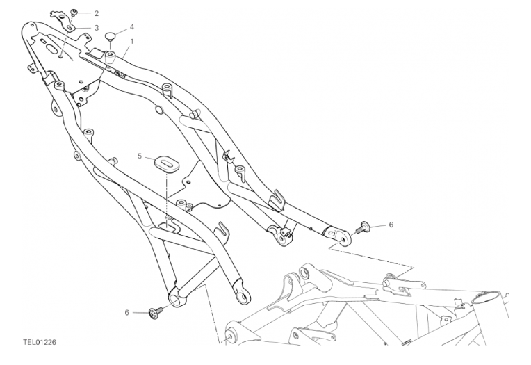 32B REAR FRAME COMP. (33/43)
