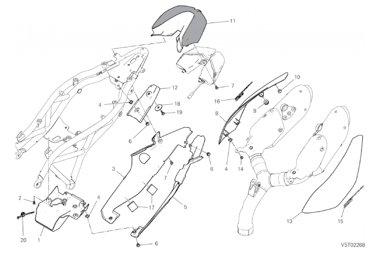 36C FAIRING (42/43)
