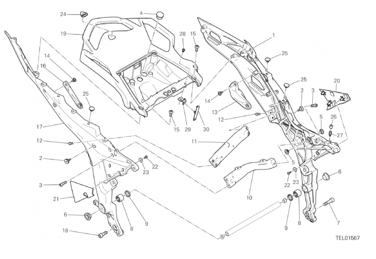 027 REAR FRAME COMP. (9/34)
