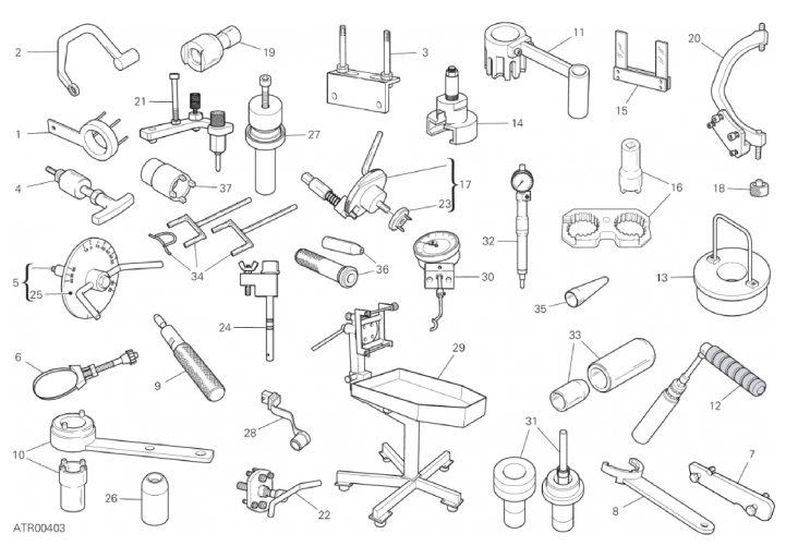 001 WORKSHOP SERVICE TOOLS (1/3)
