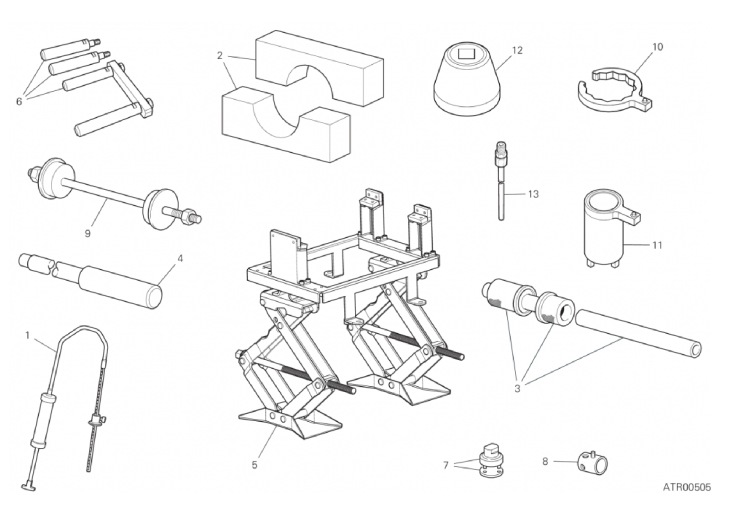 01B WORKSHOP SERVICE TOOLS (2/3)
