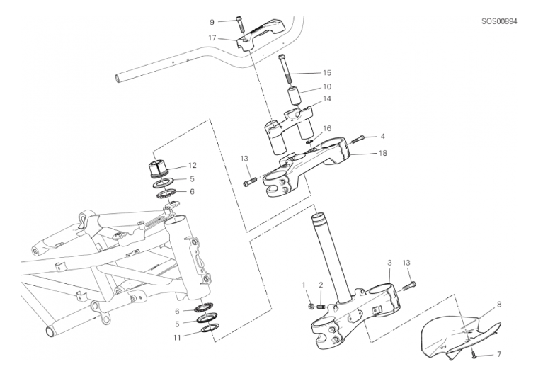 21B STEERING HEAD BASE ASSEMBLY (21/31)

