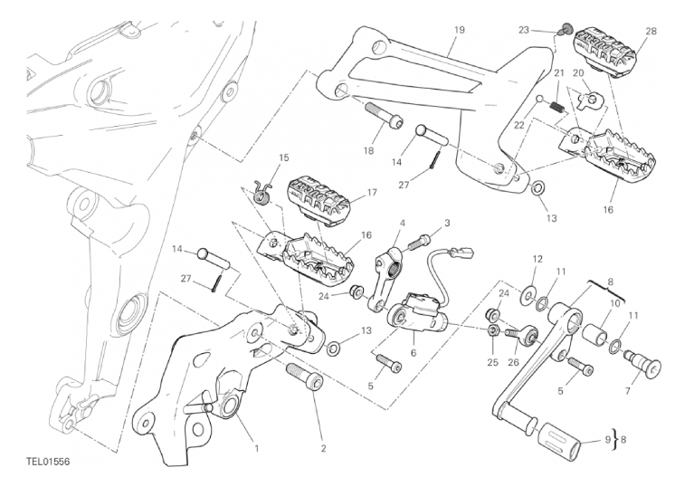 27C FOOTRESTS, LEFT (24/31)
