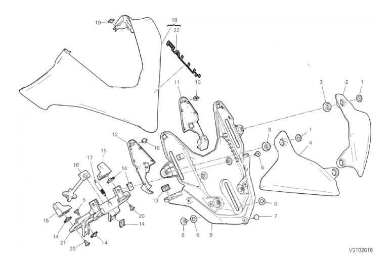 37B HEALDIGHT FAIRING SUPPORT (43/50)
