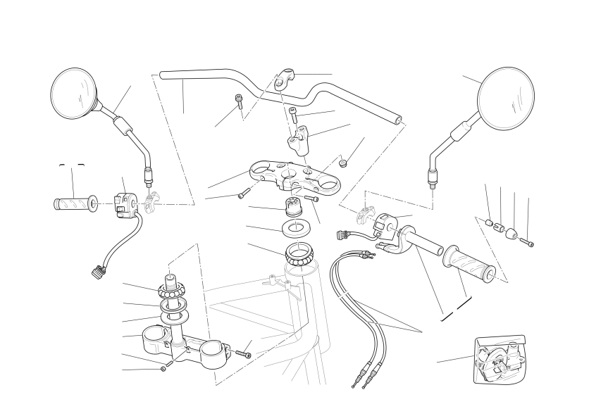 Handlebar and controls