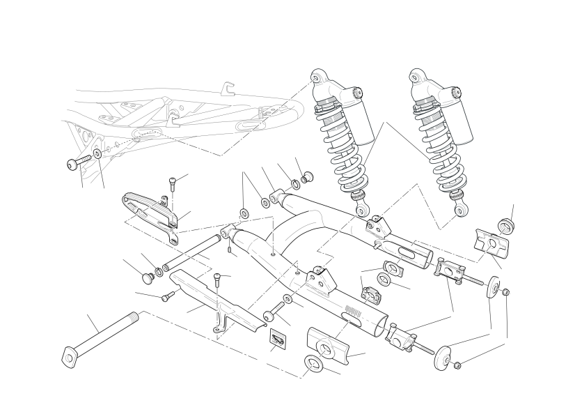 Swingarm and drive chain