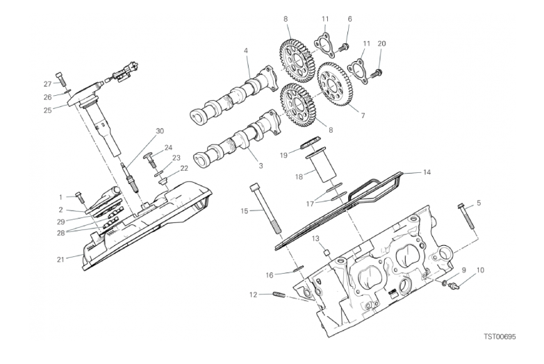 12B REAR HEAD - TIMING SYSTEM (16/18)