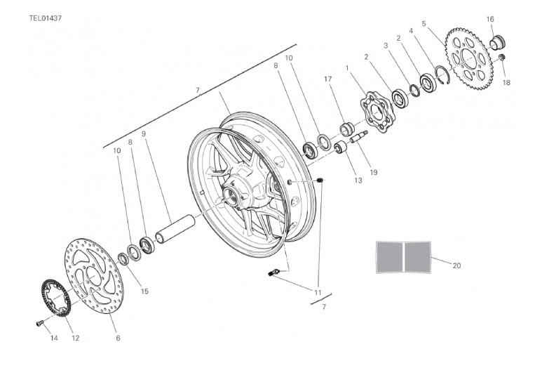 29A REAR WHEEL (28/54)