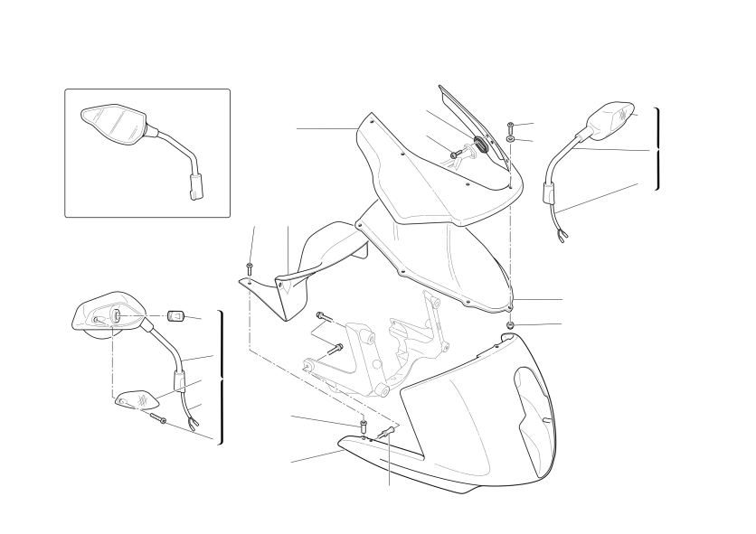 Headlight fairing