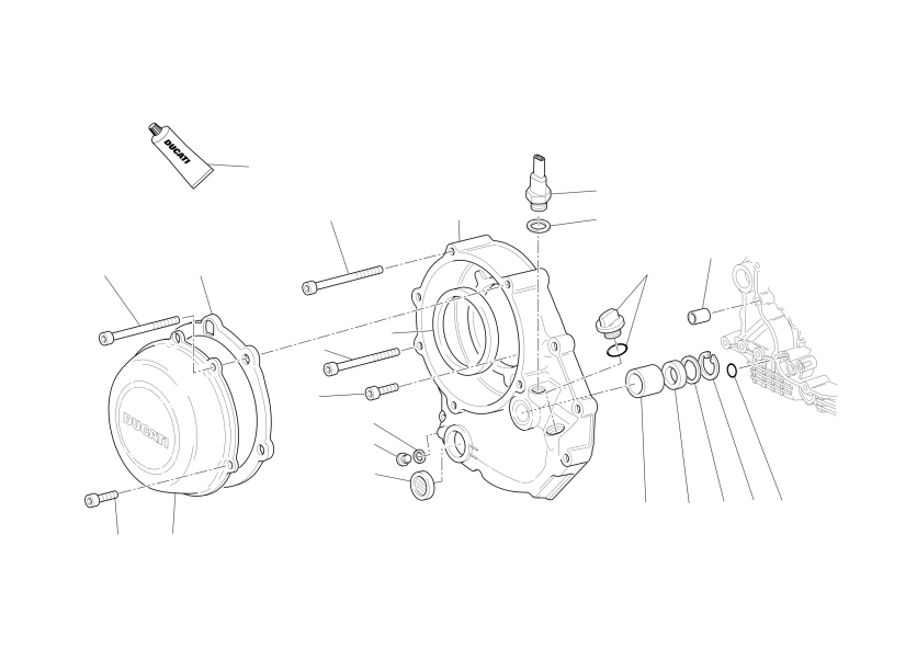 Clutch-side crankcase cover