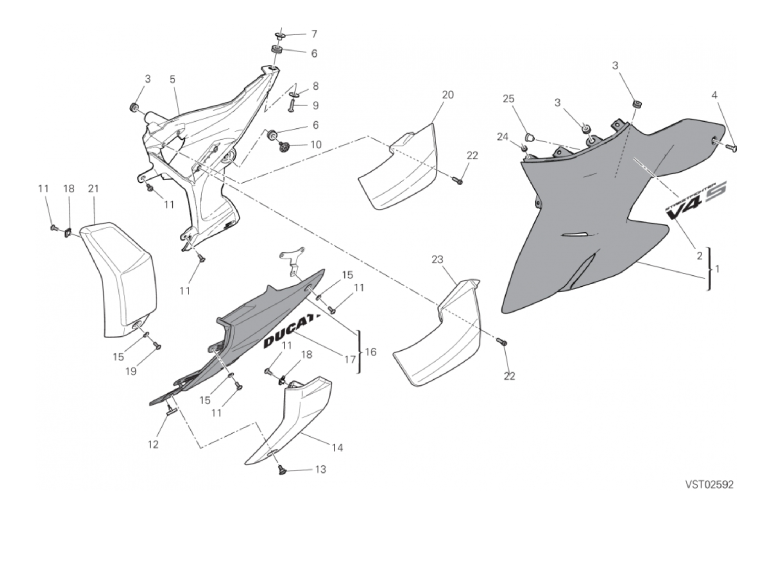 37C LH FAIRING (44/46)