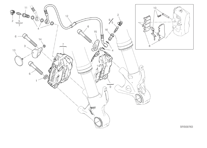 20B FRONT BRAKE SYSTEM (8/46)