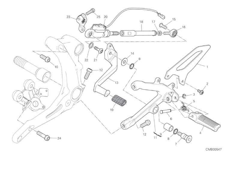 26A FOOTRESTS, LEFT (19/46)