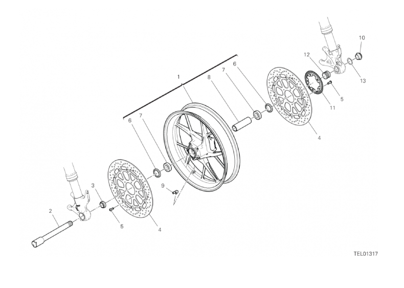 28A FRONT WHEEL (23/46)