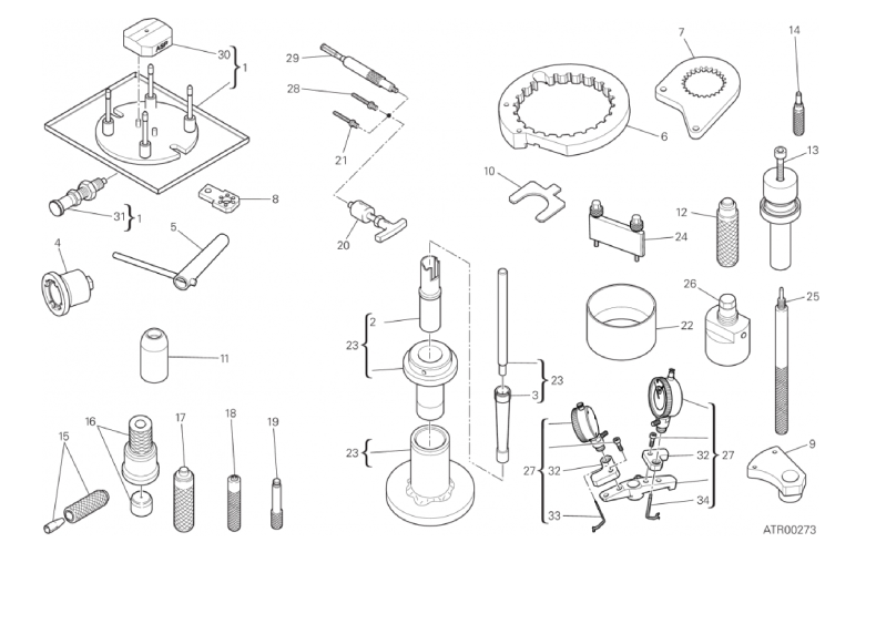 01B WORKSHOP SERVICE TOOLS (ENGINE) (2/4)