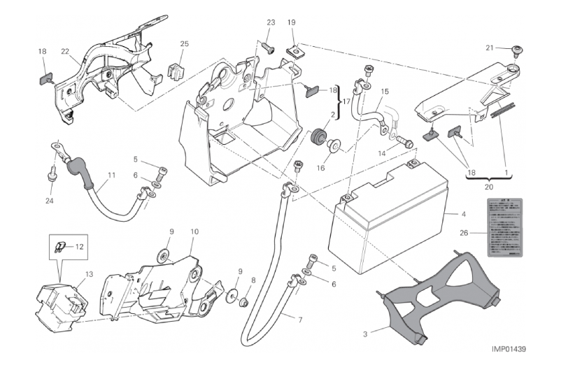 13B BATTERY HOLDER (2/10)