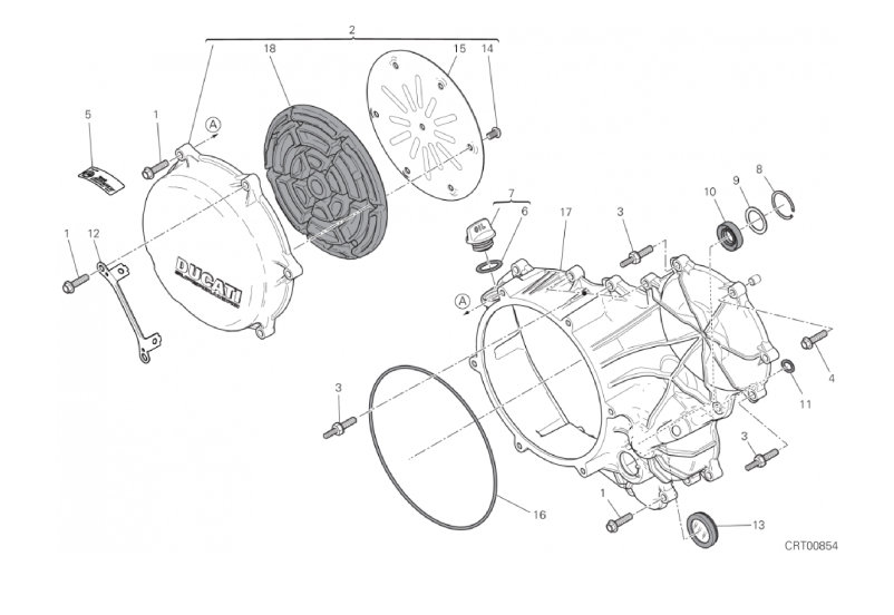 04A CLUTCH COVER (4/19)