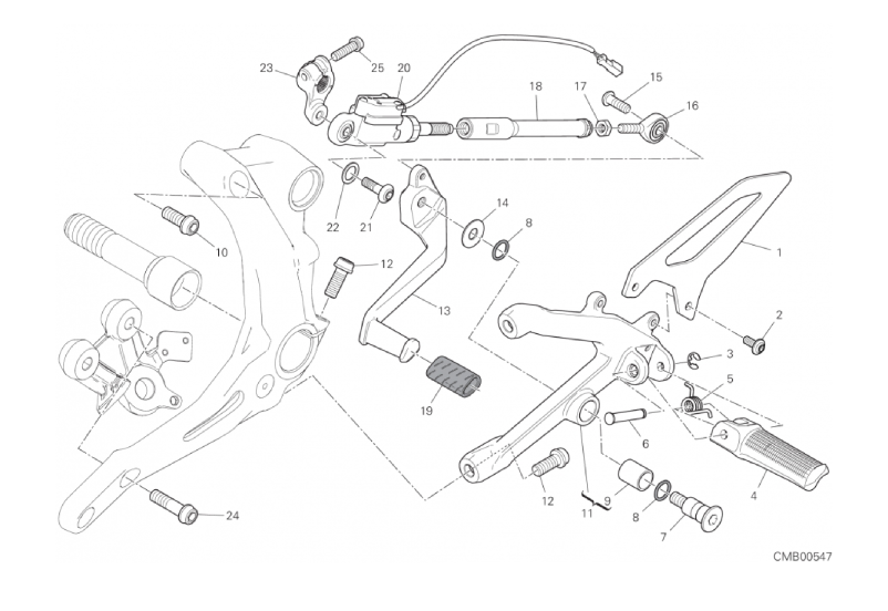 26A FOOTRESTS, LEFT (19/46)