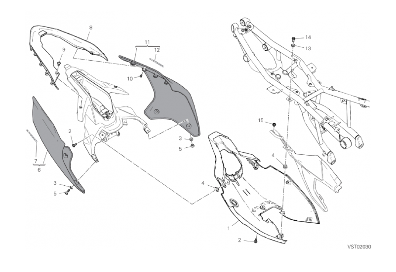 36D REAR FAIRING (45/46)