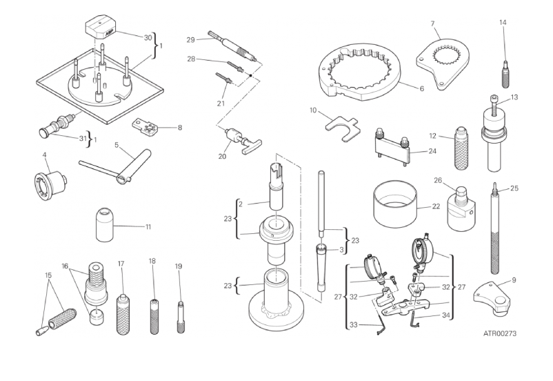 01B WORKSHOP SERVICE TOOLS (ENGINE) (2/4)