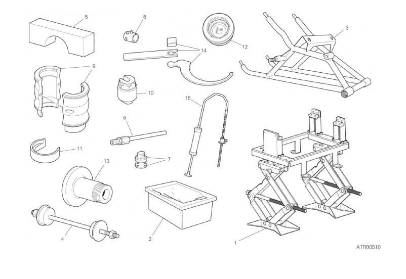 01D WORKSHOP SERVICE TOOLS (FRAME) (4/4)