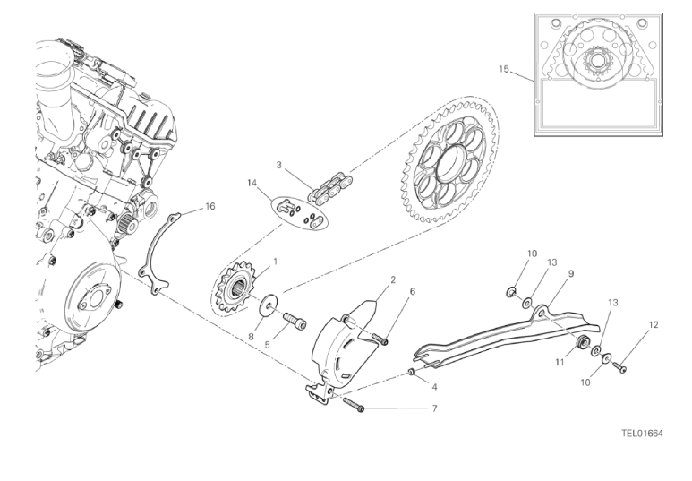 17A FRONT SPROCKET - CHAIN (2/43)