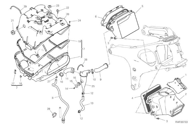 35A AIR INTAKE - OIL BREATHER (34/43)