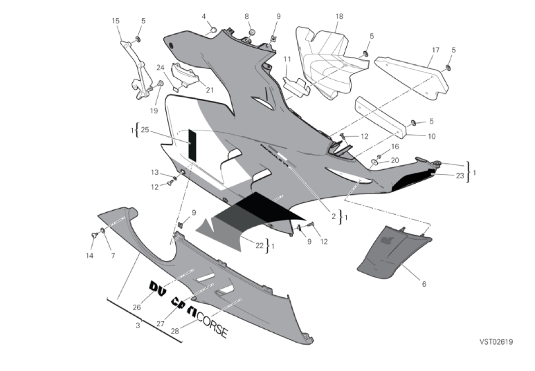 37B FAIRING, RH (39/43)