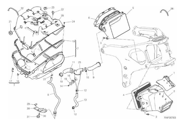 35A AIR INTAKE - OIL BREATHER (35/46)