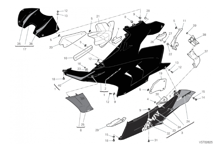 37C FAIRING, LH (43/46)