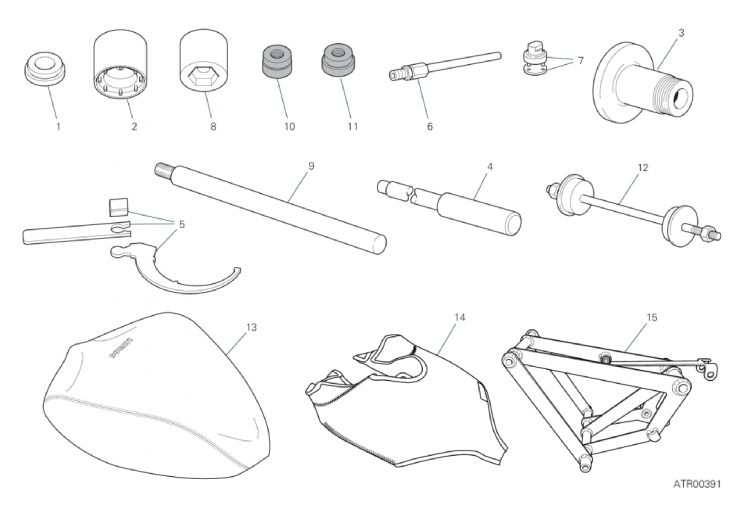 01D WORKSHOP SERVICE TOOLS (FRAME) (4/4)