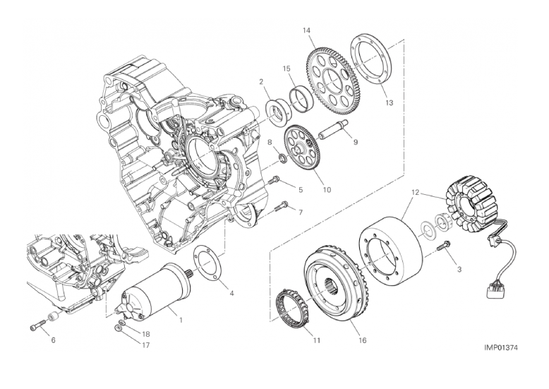 10A ELECTRIC STARTING AND IGNITION (14/18)