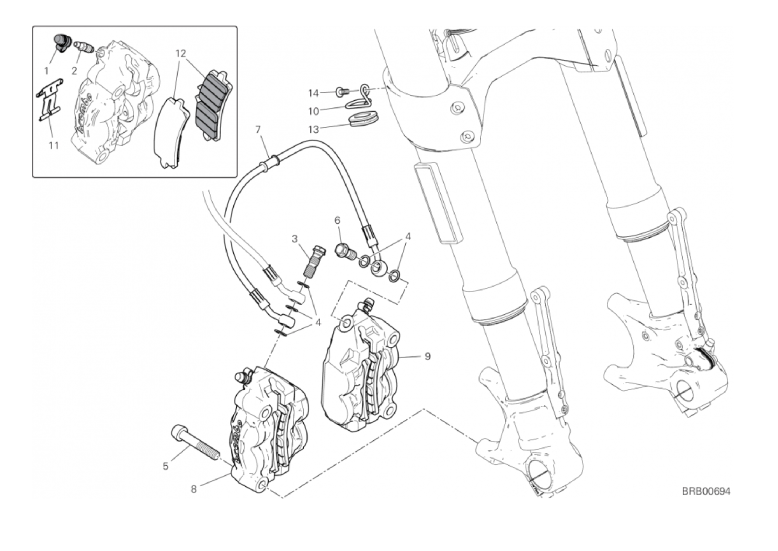 19B FRONT BRAKE SYSTEM (7/42)