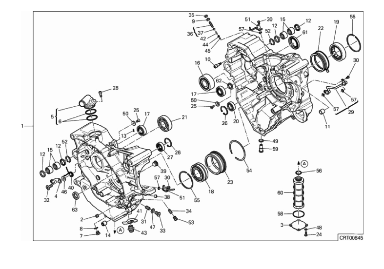 010 HALF-CRANKCASES PAIR (8/18)