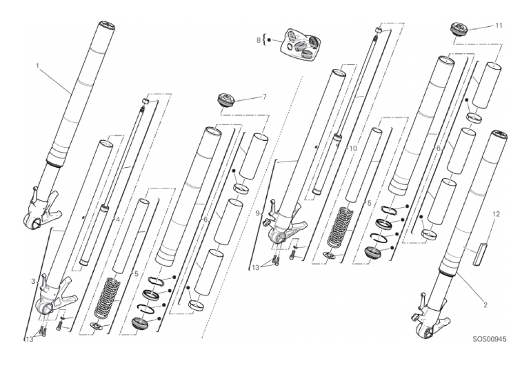 21A FRONT FORK (21/27)