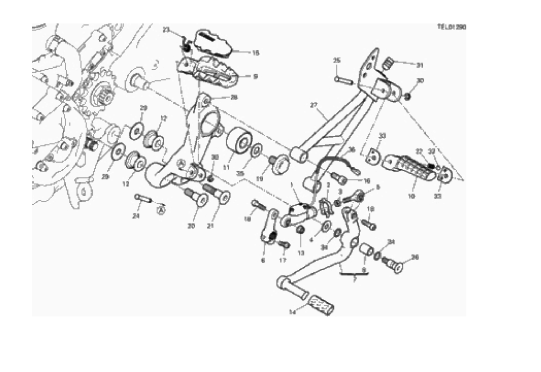 25A FOOTRESTS, LEFT (17/37)