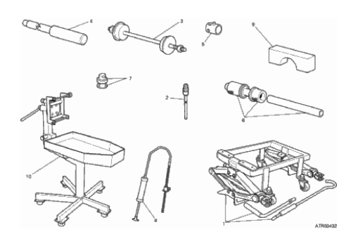 01B WORKSHOP SERVICE TOOLS (FRAME) (2/3)