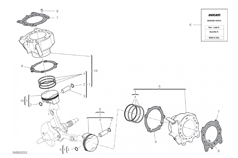 007 CYLINDERS - PISTONS (6/18)