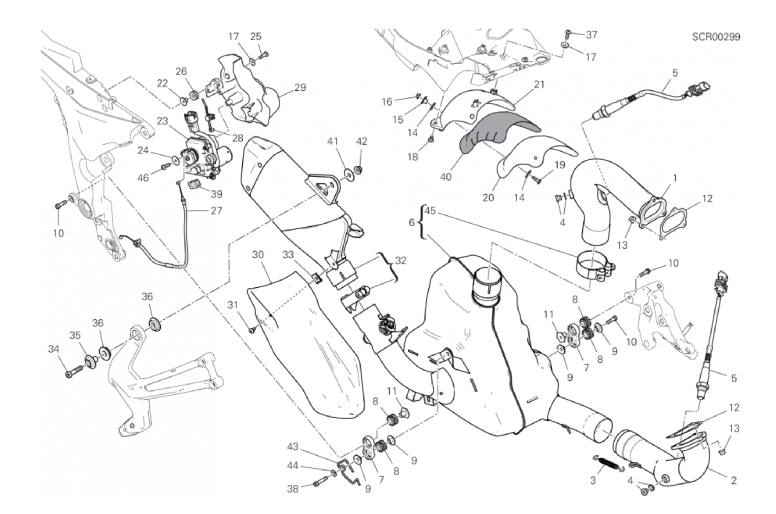 019 EXHAUST SYSTEM (1/30)