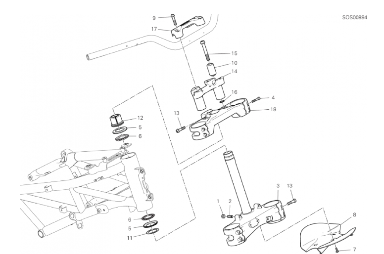 21B STEERING HEAD BASE ASSEMBLY (20/30)