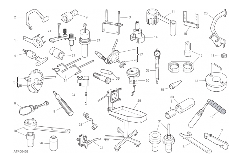 001 WORKSHOP SERVICE TOOLS (1/3)