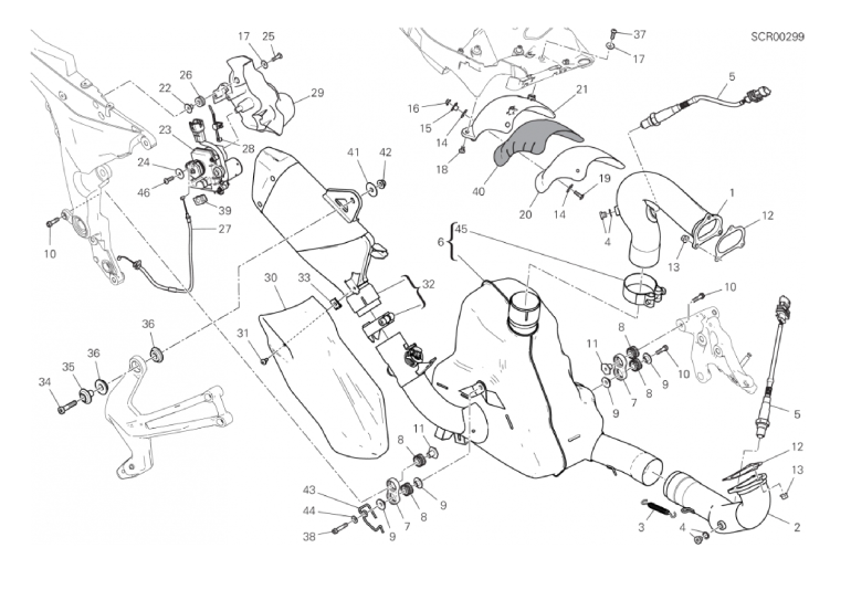 019 EXHAUST SYSTEM (1/30)