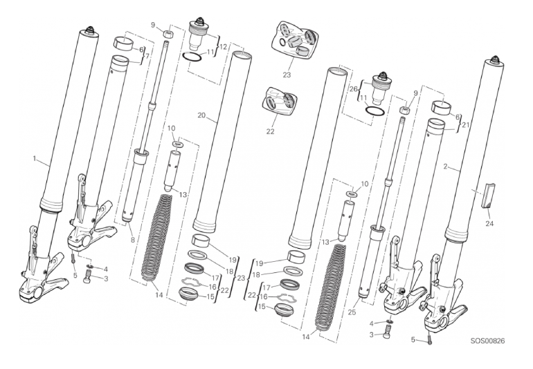 21A FRONT FORK (19/30)